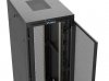 Lanberg Szafa instalacyjna rack stojąca 19 cali 47U 800x1200 czarna drzwi    perforowane LCD (flat pack) V2
